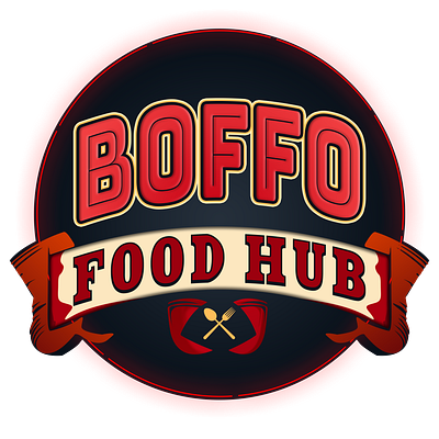 Boffo Food Hub Logo branding graphic design logo