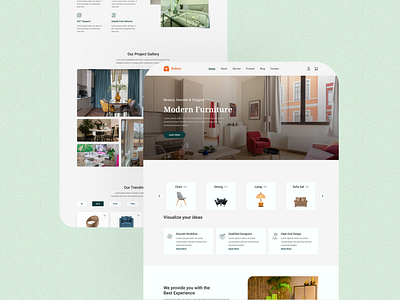 Furniture Landing Page Design app design furniture furniture design furniture landing page design furniture website furniture website design landing page design new website design saas saas landing page design treading website design ui uiux ux website design