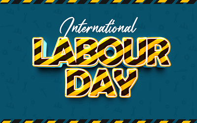 Lobour Day'' 3D Editable Text Effect Style. 3d action best text editable effect graphic design happy labour day headline labor day 3d text effect lobour day logo psd labour day 3d text style text