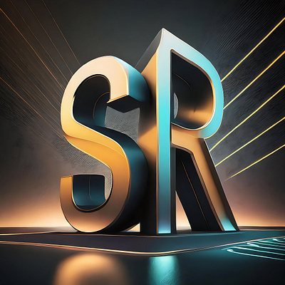 SR Logo, Siya Ram Event Management 3d animation branding graphic design logo