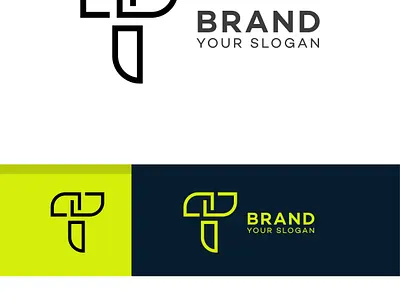 T letter logo design graphic design icon illustration logo template typography vector
