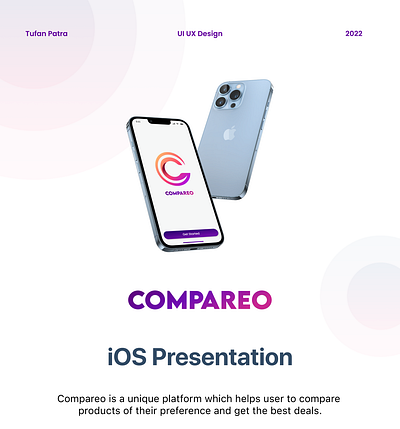 COMPAREO: Your Ultimate Comparison APP (IOS) app design design strategy ecommerce ios style guide ui ux