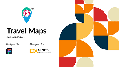 Travel Maps - App app app design design travel ui ux