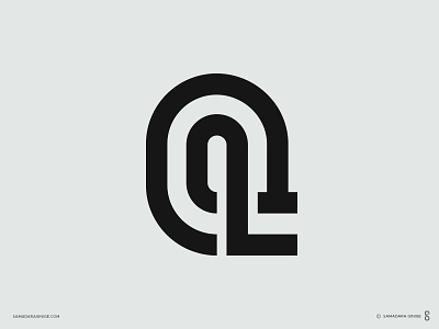 Qq Monogram branding design letter line logo mark minimal modern monogram qq samadaraginige simple