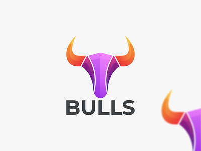 BULLS animal coloring bulls bulls coloring bulls design graphic graphic design logo
