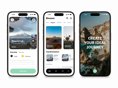 Traveler - Travel Explorer App app branding design graphic design ui ux vector