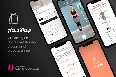 Virtual try-on AI & MACHINE LEARNING RETAIL MOBILE APPLICATION branding business ecommerce mockups retail ui uiux uxdesign virtualtryon