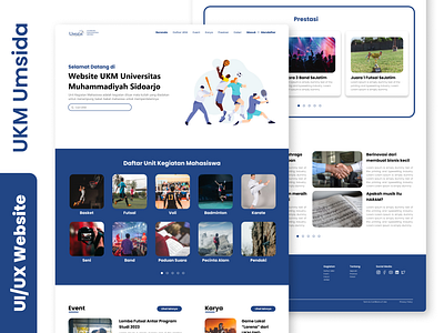 UKM UI/UX Webiste design graphic design landing page sidoarjo ui uiux uiux deigner user interface website