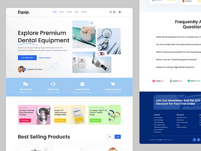 Dental Website Landing page Design best landing page design business landing page dental dental care website design dental clinic dental equipment dental landing page dental website dentist dentist landing page dentistry dentists health website landing page ui medical equipment product landing page ui ui ux ui ux design ui ux designer