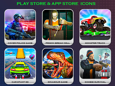 Game Icons Design | App Icons | Icons 2d design app icon app icons design console icon design game game graphics game icon game icons design games graphic design icon icons icons design ios icon logo ui uiux design ux