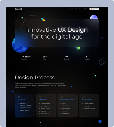 Landing Page - Company Website ui