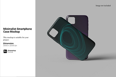 Minimalist Smartphone Case Mockup view