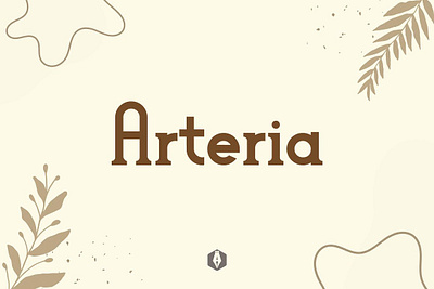 Arteria Font arteria font branding commercial decorative condensed display font display typeface font logo sans serrif typeface