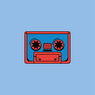 cassette. illustration vector кассета
