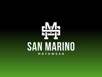 San Marino Logo branding design logo logotype monogram moto motowear sanmarino wear