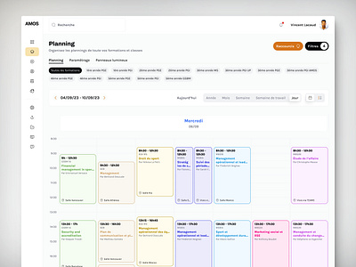 📆 Calendar for students and instructors for a week of school calendar figma planning ui user experience user interface ux