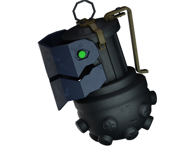 3D Grenade 3d 3d designer 3d weapon blender clay design graphic design grenade illustration jinx texture weapon wireframe