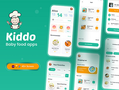 Baby food apps ui kit apps baby food baby food apps baby food apps design food app food app ui kit food apps food apps design mobile mobile app design mobile app ui kit mobile design sylgraph ui design ui kit ui ux ui ux design ux design