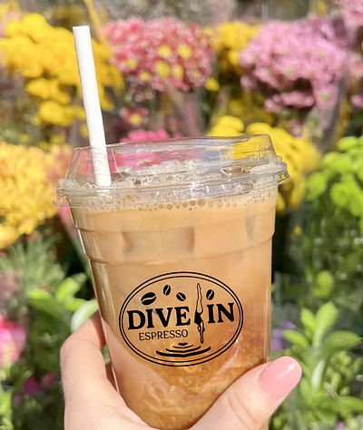 Dive In Espresso - Logo