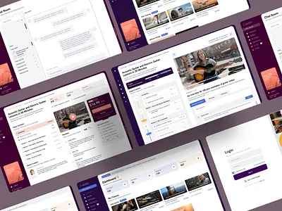 LMS Web App Design adobephotoshop app branding design figma landingpage lms platform ui webapp website websitedesign