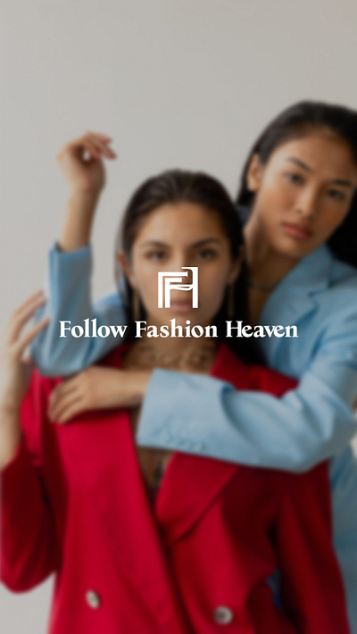Follow Fashion Heaven 3d branding design dribbble fashion figma graphic design illustration logo logodesigner logomark logotype