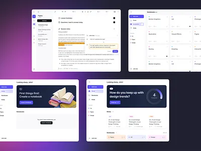 New product launch: StudyShep ✨ clean interface learning platform study ui