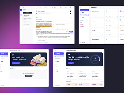 New product launch: StudyShep ✨ clean interface learning platform study ui