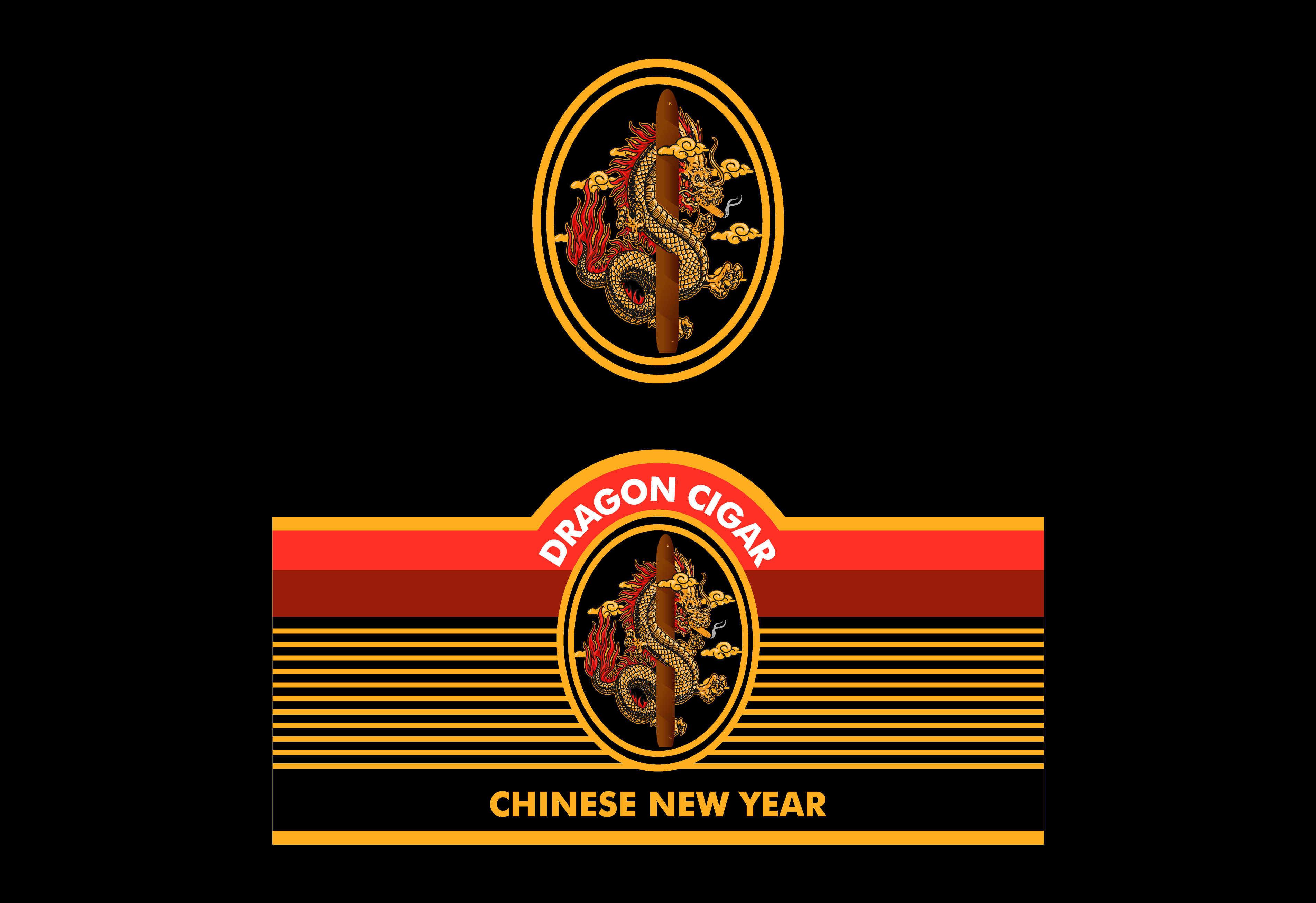 Example of Custom Cigar Logo & Packaging Design