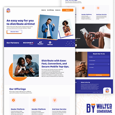 JuiceUp Website Design brand design branding design harare ui ux webdesign zimbabwe