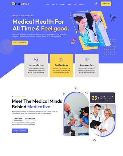 Medical Template Website medical consulting medical corporate website medical design medical template medical website