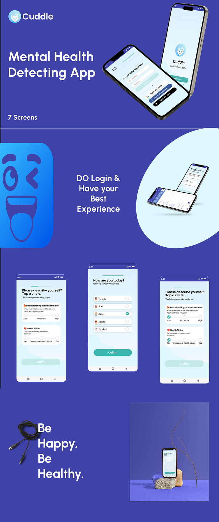 Mental Health Detecting App by Nosin Atia on Dribbble