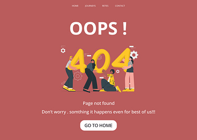 404 Error Page website