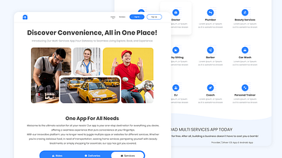 Multi Services Booking App.