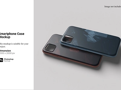 Smartphone Case Mockup casing logo