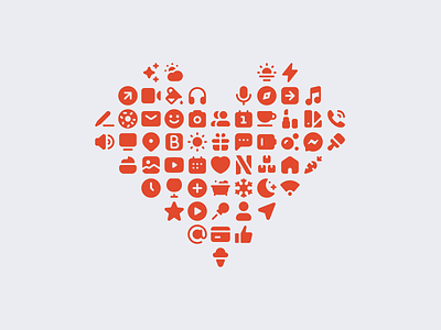 Happy Valentine's Day! figma heart icon icon design icon pack icon set iconography valentine