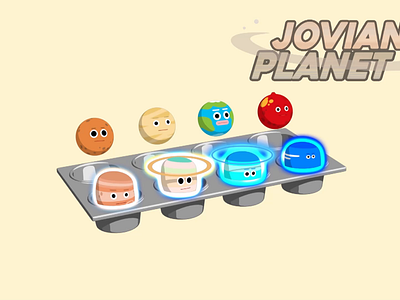 Rocky & Gas Planets 02 animation astro pop astronomy character animation character design comics cute design funny graphic design humour illustration jokes planets science science class solar system