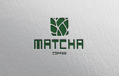 Matcha Coffee branding graphic design logo