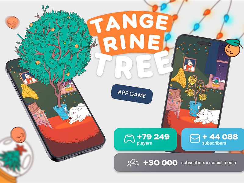 DODO PIZZA APP GAME TANGERINE TREE animation charachter design design food game game design game ui graphic design illustration ui