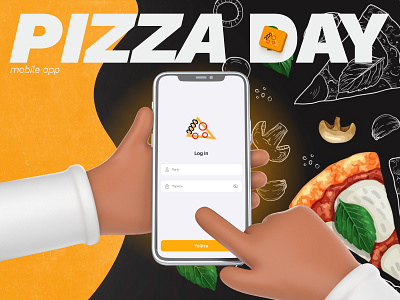 PIZZA DAY | Mobile App | iOS | Food Delivery android app delivery design digitalagency food ios mobile research ui uiux ux webdesign