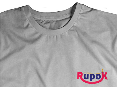 Rupok Logo T Shirt branding graphic design logo social midea design t shirt t shirt design vector