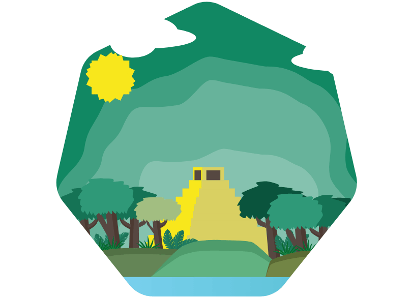 Lost temple animated animation css forest graphic design hydroplane illustration indiana jones lost temple rain forest rotating sun svg temple vector web animation webdesign
