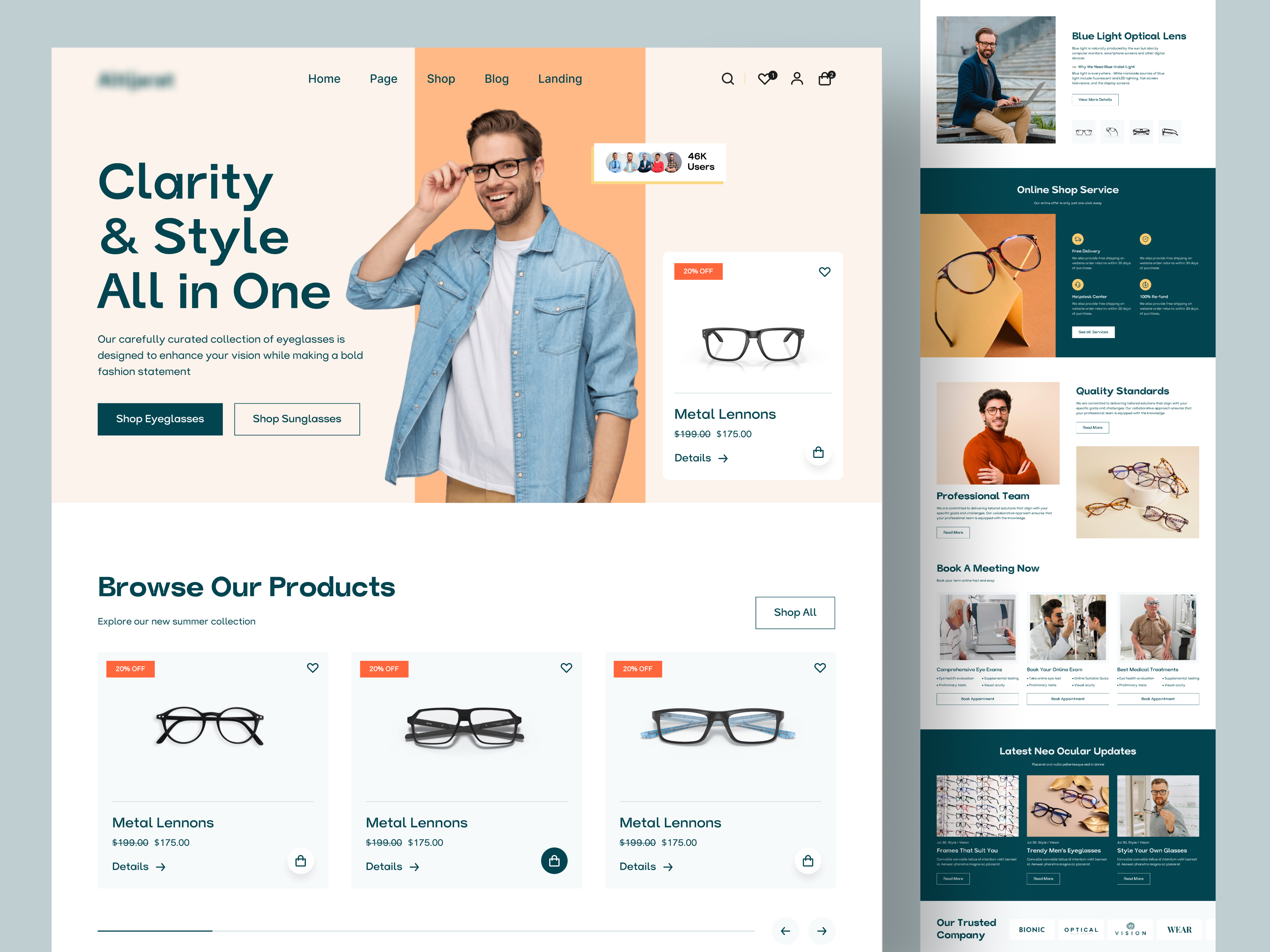 Example of Landing Page Design
