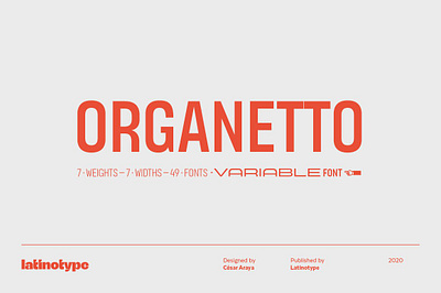 Organetto alternates branding catchwords cyrillic decorative display expanded grotesk grotesque headlines heavy latinotype light logo magazine packaging poster readable sans sport