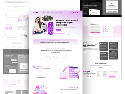 I will do outstanding SaaS website design in figma landing page figma template free