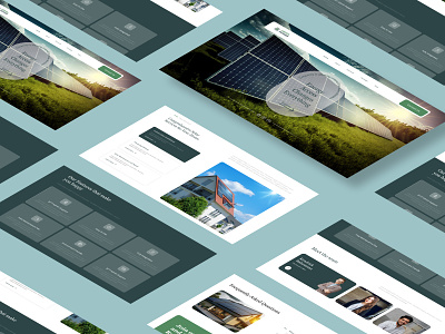 Solar Page UI Design design graphic design landing page page design solar solar energy solar panel solar power ui ui design uiux web design website