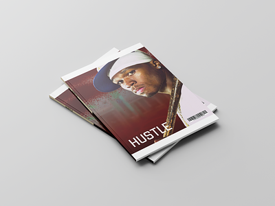 Hustle Magazine starring 50 Cent 50 cent cover design editorial g unit graphic design hiphop hiphop magazine indesign layout layoutdesign magazine magazine design magazines photoshop print publishing rap magazine rapper typography