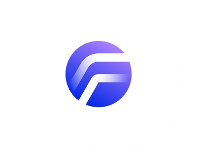 Flow / Letter F // Logo For Sale bend branding circle circles design dynamic f f logo flexible flow fluid flux gradient graphic design letter f lines logo mark sign transparent