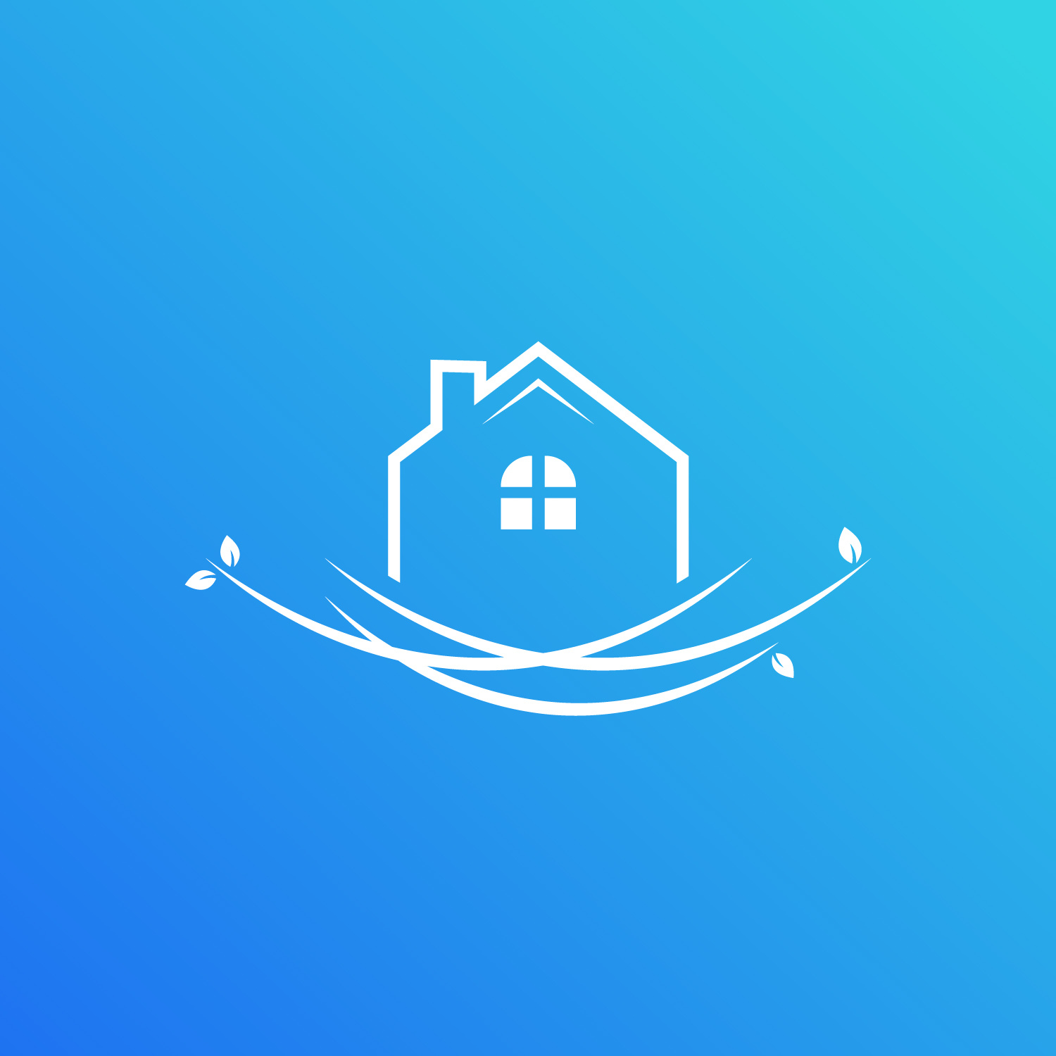 House Nest Logo brand logo branding classic creative creative logo creative real estate logo home house house logo house nest leaves logo logo designer minimal minimal logo motion graphics nest nest house real estate real estate logo