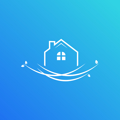 House Nest Logo brand logo branding classic creative creative logo creative real estate logo home house house logo house nest leaves logo logo designer minimal minimal logo motion graphics nest nest house real estate real estate logo