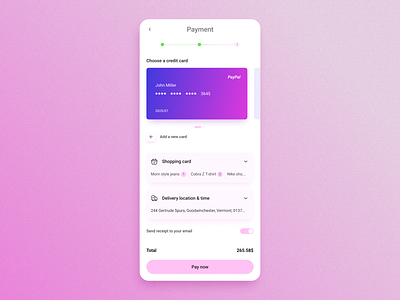 Credit card checkout UI app app design application design mobile product design ui user interface ux web design